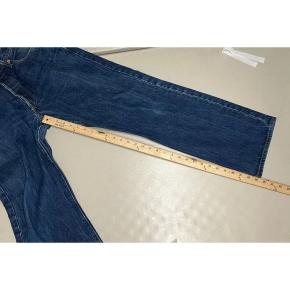 Vintage Levis 501 Jeans Mens 34x30 Straight Button Fly Blue Original Fit Y2K - Picture 11 of 12